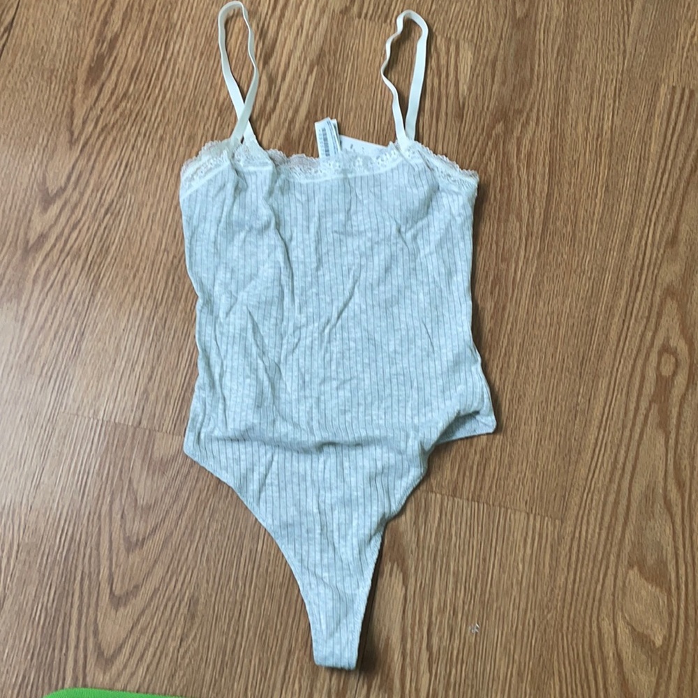 Grey bodysuit